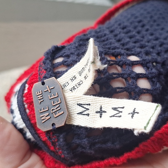 Free People sheer knit preppy vneck sweater Electric City tunic We the Free - Picture 7 of 10